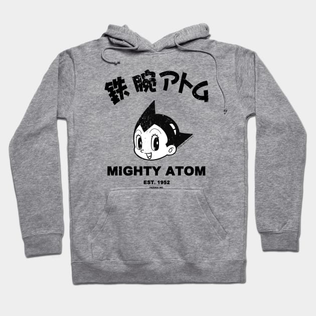 MIGHTY ATOM - Astro Boy Est. 1952 | Vintage Style Hoodie by SALENTOmadness